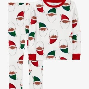 Carter's Kids Santa Pajamas - Red and Green